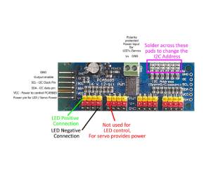 pca9685 16 channel 12 bit driver 